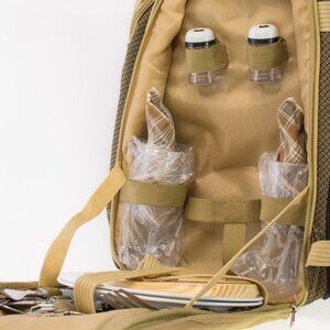 Picnic Basket Backpack for Two